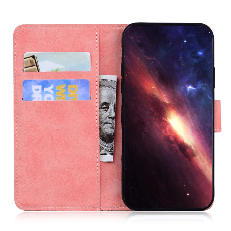 For Honor Magic6 Pro Tiger Embossing Pattern Flip Leather Phone Case(Pink)