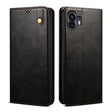 For Nothing Phone 2 Oil Wax Crazy Horse Texture Leather Phone Case(Black) - Nothing Cases by PMC TechLife | Online Shopping South Africa | PMC TechLife | Buy Now Pay Later Mobicred
