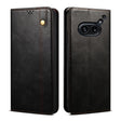 For Nothing Phone 2A Oil Wax Crazy Horse Texture Leather Phone Case(Black) - More Brand by PMC TechLife | Online Shopping South Africa | PMC TechLife | Buy Now Pay Later Mobicred