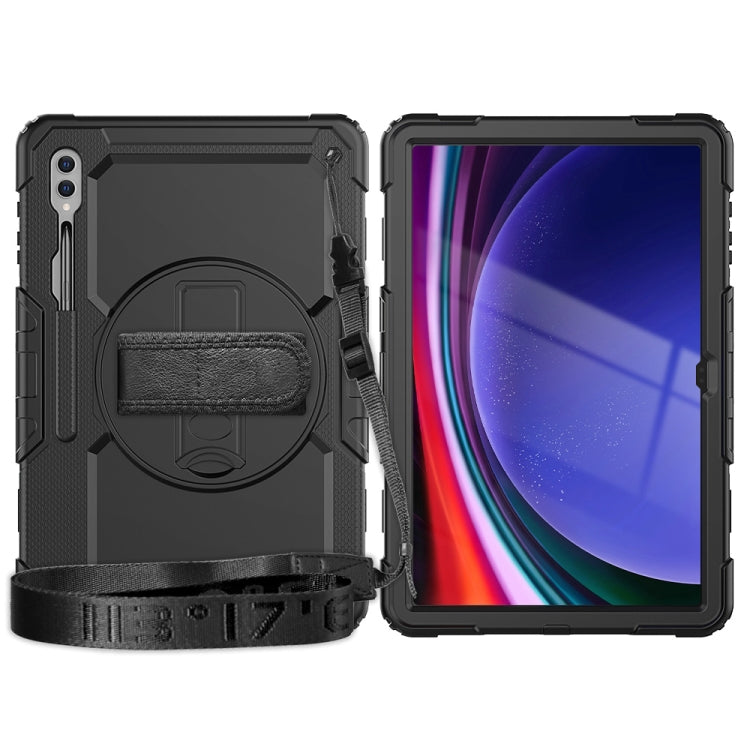 For Samsung Galaxy Tab S9 Ultra / S8 Ultra Silicone + PC Tablet Case(Black)