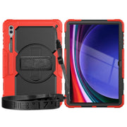 For Samsung Galaxy Tab S9 Ultra / S8 Ultra Silicone + PC Tablet Case(Red+Black)