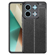 For Xiaomi Redmi Note 13 Litchi Texture Shockproof TPU Phone Case(Black) - Note 13 Cases by PMC TechLife | Online Shopping South Africa | PMC TechLife | Buy Now Pay Later Mobicred