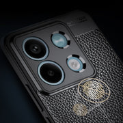 For Xiaomi Redmi Note 13 Litchi Texture Shockproof TPU Phone Case(Black)
