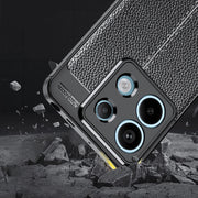 For Xiaomi Redmi Note 13 Pro Litchi Texture Shockproof TPU Phone Case(Blue)