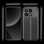 For Xiaomi Redmi K70 Litchi Texture Shockproof TPU Phone Case(Blue)