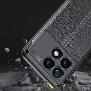 For Xiaomi Redmi K70 Litchi Texture Shockproof TPU Phone Case(Blue)