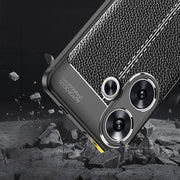 For Xiaomi Redmi Turbo 3 5G Litchi Texture Shockproof TPU Phone Case(Black)
