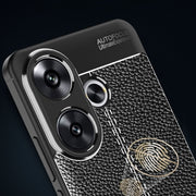 For Xiaomi Redmi Turbo 3 5G Litchi Texture Shockproof TPU Phone Case(Black)