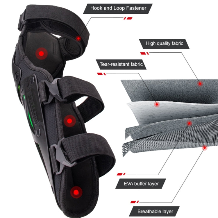 Motolsg MT-05 Motorcycle Bicycle Riding Protective Gear 2 in 1 Knee Pads(Pink)
