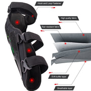 Motolsg MT-05 Motorcycle Bicycle Riding Protective Gear 2 in 1 Knee Pads(Pink)