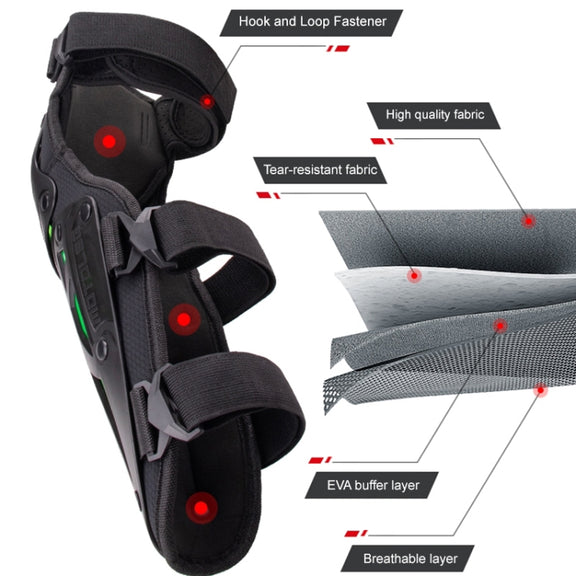 Motolsg MT-05 Motorcycle Bicycle Riding Protective Gear 2 in 1 Elbow Pads(Yellow Grey)