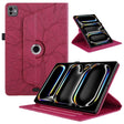 For iPad Pro 11 2024 Tree Life Embossed Rotation Leather Smart Tablet Case(Red) - iPad Pro 11 2024 Cases by PMC TechLife | Online Shopping South Africa | PMC TechLife | Buy Now Pay Later Mobicred