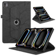 For iPad Pro 11 2024 Tree Life Embossed Rotation Leather Smart Tablet Case(Black) - iPad Pro 11 2024 Cases by PMC TechLife | Online Shopping South Africa | PMC TechLife | Buy Now Pay Later Mobicred