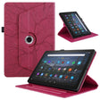 For Amazon Kindle Fire HD8 2022 / 2020 Tree Life Embossed Rotation Leather Tablet Case(Red) - Amazon by PMC TechLife | Online Shopping South Africa | PMC TechLife | Buy Now Pay Later Mobicred