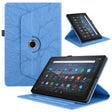 For Amazon Kindle Fire HD10 2021 Tree Life Embossed Rotation Leather Tablet Case(Blue) - Amazon by PMC TechLife | Online Shopping South Africa | PMC TechLife | Buy Now Pay Later Mobicred