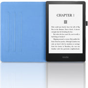 For Amazon Kindle Paperwhite 5 Tree Life Embossed Rotation Leather Smart Tablet Case(Blue)
