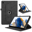 For Lenovo Tab M10 Plus 10.6 3rd Gen Tree Life Embossed Rotation Leather Smart Tablet Case(Black) - Lenovo by PMC TechLife | Online Shopping South Africa | PMC TechLife | Buy Now Pay Later Mobicred