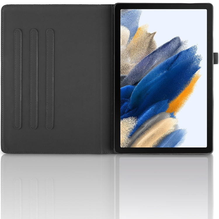 For Lenovo Tab M10 Plus 10.6 3rd Gen Tree Life Embossed Rotation Leather Smart Tablet Case(Black)