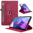 For Lenovo Tab P11 Pro 2nd / Xiaoxin Pad 11 Pro Tree Life Embossed Rotation Leather Tablet Case(Red) - Lenovo by PMC TechLife | Online Shopping South Africa | PMC TechLife | Buy Now Pay Later Mobicred