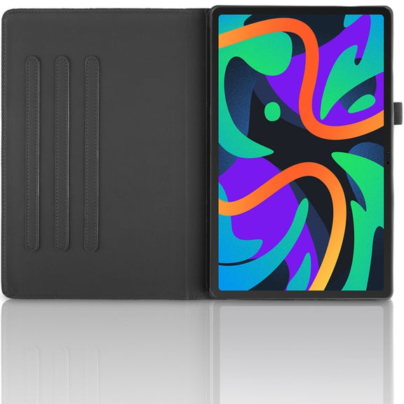 For Lenovo Tab M11 / Xiaoxin Pad 11 2024 Tree Life Embossed Rotation Leather Tablet Case(Black)