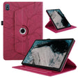 For Nokia T20 10.4 2021 Tree Life Embossed Rotation Leather Tablet Case(Red) - Nokia by PMC TechLife | Online Shopping South Africa | PMC TechLife | Buy Now Pay Later Mobicred