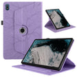 For Nokia T20 10.4 2021 Tree Life Embossed Rotation Leather Tablet Case(Purple) - Nokia by PMC TechLife | Online Shopping South Africa | PMC TechLife | Buy Now Pay Later Mobicred