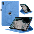 For Nokia T20 10.4 2021 Tree Life Embossed Rotation Leather Tablet Case(Blue) - Nokia by PMC TechLife | Online Shopping South Africa | PMC TechLife | Buy Now Pay Later Mobicred