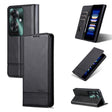 For OPPO Reno11 F AZNS Magnetic Calf Texture Flip Leather Phone Case(Black) - OPPO Cases by AZNS | Online Shopping South Africa | PMC Jewellery | Buy Now Pay Later Mobicred
