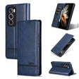 For OPPO Reno12 Global AZNS Magnetic Calf Texture Flip Leather Phone Case(Dark Blue) - OPPO Cases by AZNS | Online Shopping South Africa | PMC Jewellery | Buy Now Pay Later Mobicred