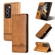 For OPPO Reno12 Pro Global AZNS Magnetic Calf Texture Flip Leather Phone Case(Light Brown) - OPPO Cases by AZNS | Online Shopping South Africa | PMC Jewellery | Buy Now Pay Later Mobicred