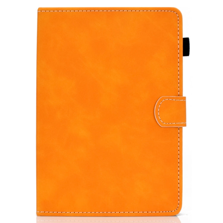 For 10 inch Tablet PC Universal Cowhide Texture Horizontal Flip Leather Case with Holder & Card Slots & Pen Slot(Khaki)