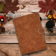 For 10 inch Tablet PC Universal Cowhide Texture Horizontal Flip Leather Case with Holder & Card Slots & Pen Slot(Brown)