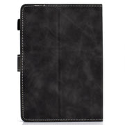 For 10 inch Tablet PC Universal Cowhide Texture Horizontal Flip Leather Case with Holder & Card Slots & Pen Slot(Grey)