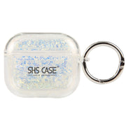 For AirPods Pro 2 Flash Diamond Epoxy Bluetooth Earphone Protective Case(White)