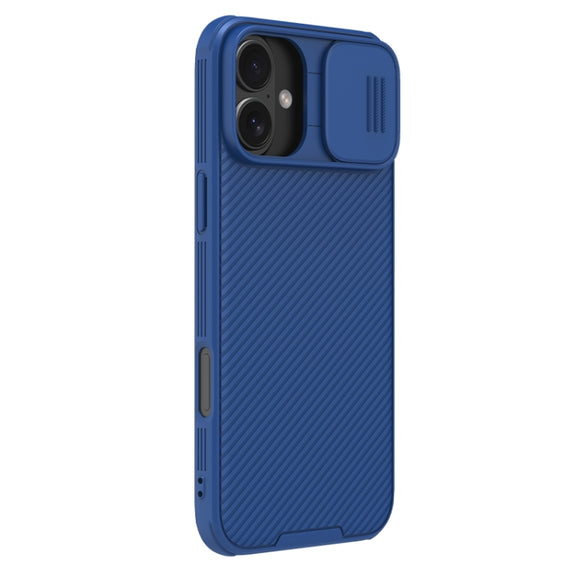For iPhone 16 Plus NILLKIN CamShield Pro PC Phone Case(Blue)