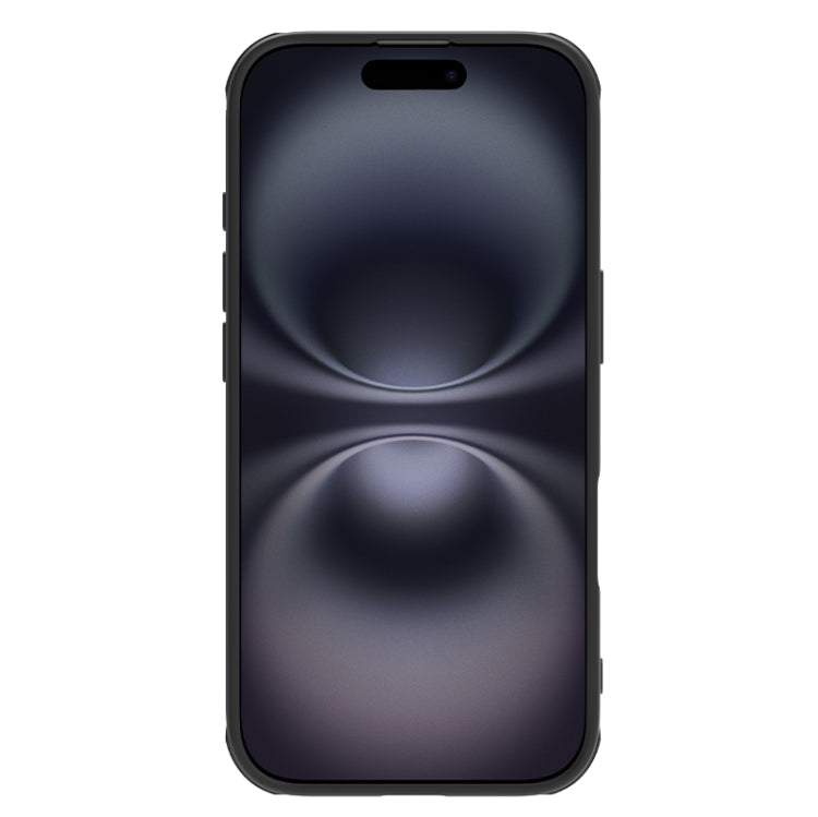 For iPhone 16 Plus NILLKIN CamShield Pro PC Phone Case(Black)