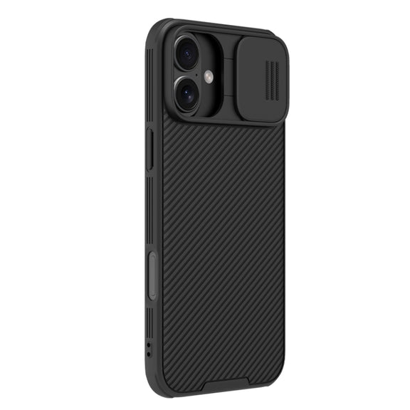 For iPhone 16 NILLKIN CamShield Pro PC Phone Case(Black)