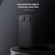 For iPhone 16e NILLKIN CamShield Pro PC Phone Case(Black)