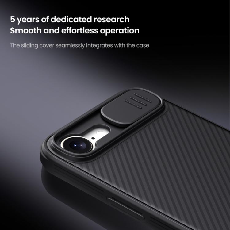 For iPhone 16e NILLKIN CamShield Pro PC Phone Case(Black)