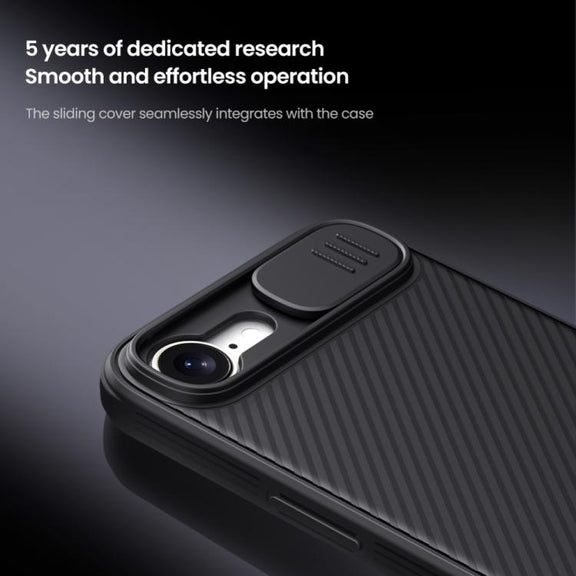 For iPhone 16e NILLKIN CamShield Pro PC Phone Case(Black)