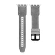 For Apple Watch SE 2023 40mm Hybrid Braid Nylon Silicone Watch Band(Grey) - Watch Bands by PMC TechLife | Online Shopping South Africa | PMC TechLife
