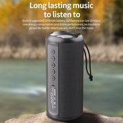 Zealot S46 TWS Portable Wireless Bluetooth Speaker with Colorful Light(Black)