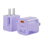 ROCK T88 Sugar Series PD33W Single Type-C Port GaN Charger, CN Plug(Purple)