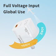 ROCK T88 Sugar Series PD33W Single Type-C Port GaN Charger, CN Plug(White)