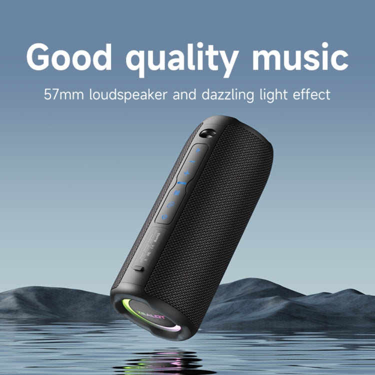 Zealot S49 Pro 20W Outdoor Portable Wireless Bluetooth Speaker with RGB Light(Black)