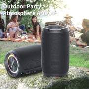 Zealot S49 Outdoor Portable Wireless Bluetooth Speaker with RGB Light(Black)