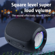 Zealot S53 IPX6 Water-resistant Portable Colorful Wireless Bluetooth Speaker(Black)
