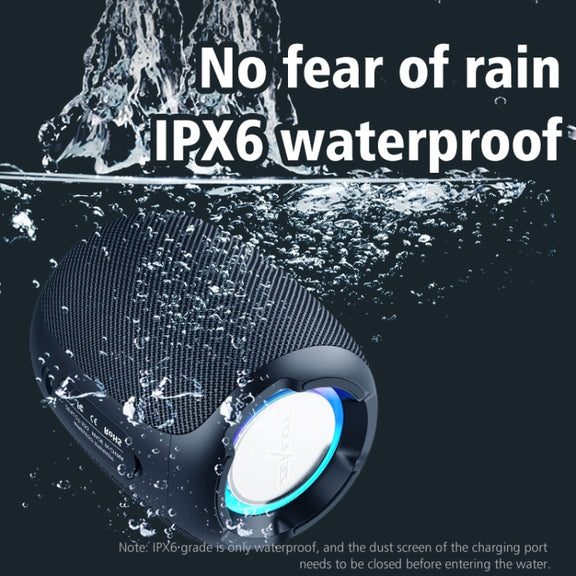 Zealot S53 IPX6 Water-resistant Portable Colorful Wireless Bluetooth Speaker(Red)