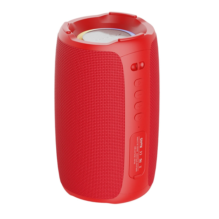 Zealot S61 IPX6 Water-resistant Portable Wireless Bluetooth Speaker(Red)