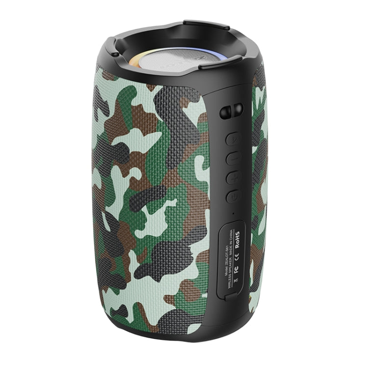 Zealot S61 IPX6 Water-resistant Portable Wireless Bluetooth Speaker(Camouflage)